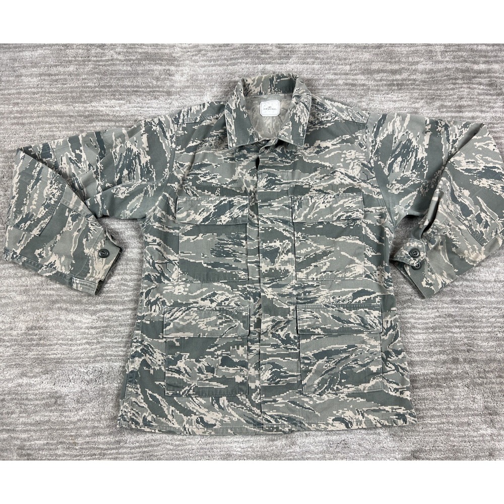 Propper International Utility Coat Mens 40S Air Force Camo Digital Tiger Stripe